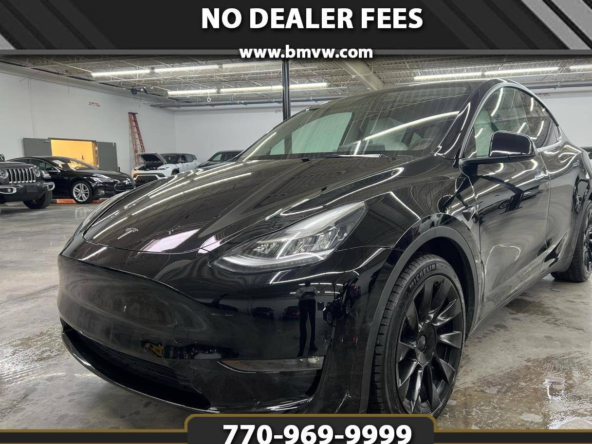 TESLA MODEL Y 2021 5YJYGAEE3MF247173 image